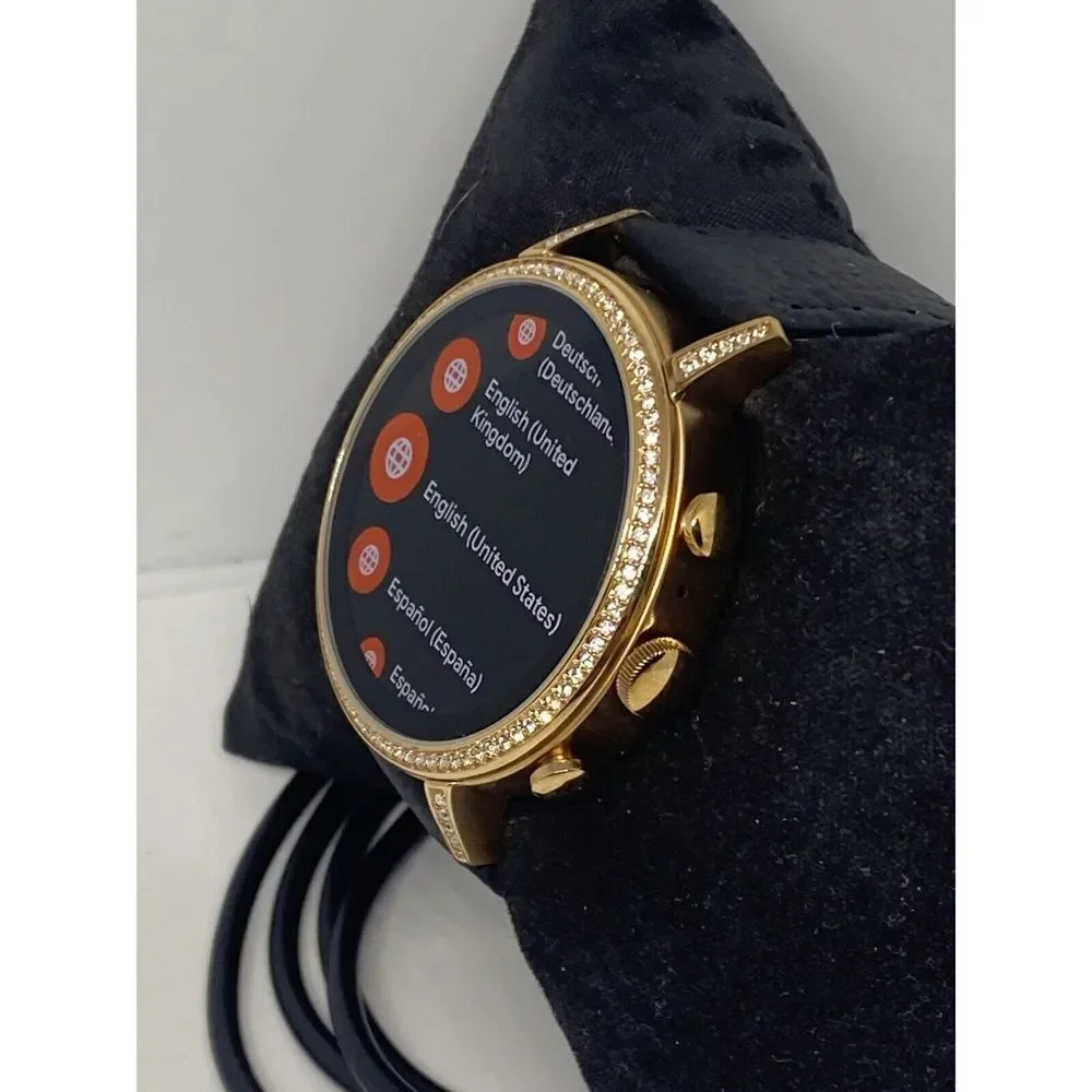 Fossil Gen 4 Authentic Digital Dial Smart Watch Custom Band FTW6030 AB424